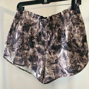 FLX Women’s Marble Swirl Athletic Shorts with Liner